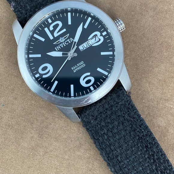 Invicta Tritnite Railroad Approved Watch Nylon Strap - Picture 8 of 8